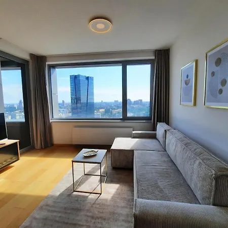 18th Floor Skyline View With Fireplace And Free Parking * Μπρατισλάβα